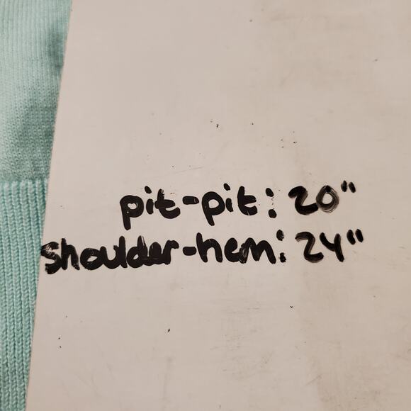 Talbots Embroidered Floral Cottage Short Sleeve Sweater Top Womens Size L Petite - Picture 10 of 10